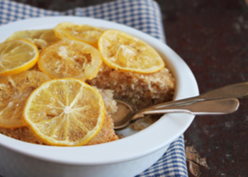 Lemon & Almond Mascarpone Cake with Candied Lemons