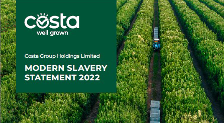 Cover of Modern Slavery Statement